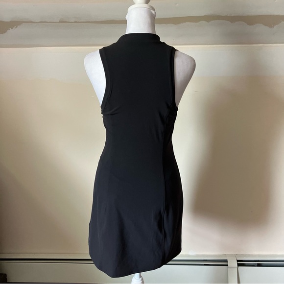 Athleta Black Zip Up Sleeveless Collared Athletic Performance Dress size XXS - Picture 9 of 11